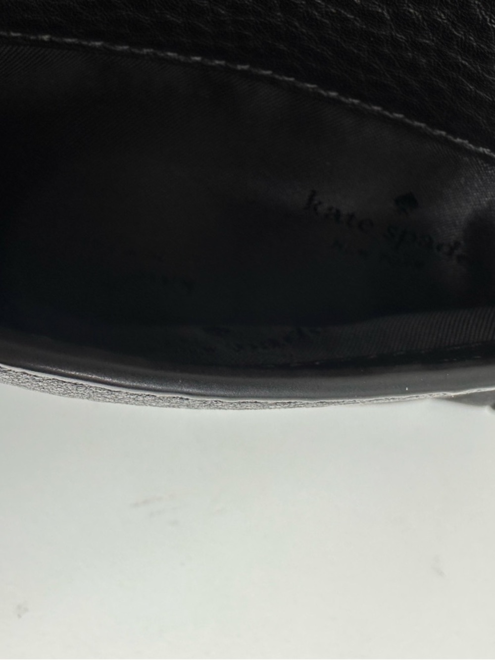 Kate Spade Monica Crossbody Black Pebbled Leather WKR00258 $279 Retail - Picture 4 of 12
